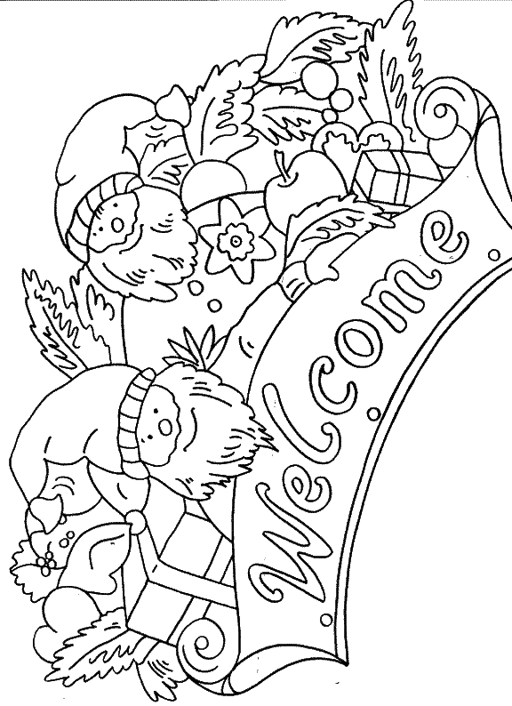 Święty Mikołaj kolorowanki